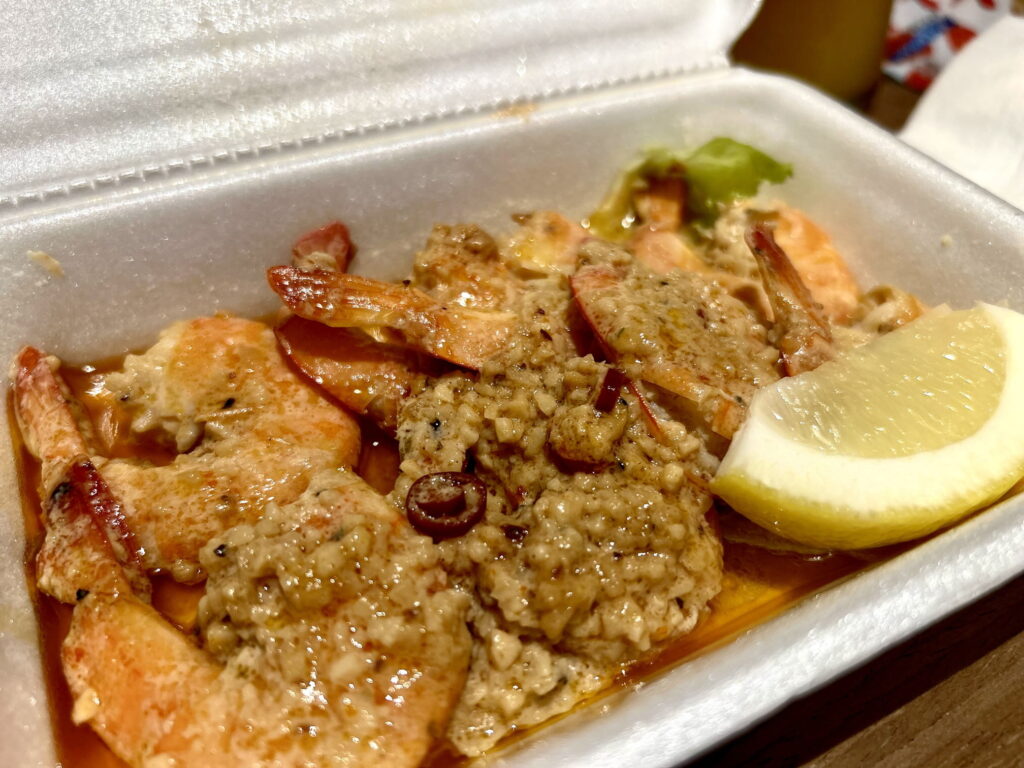 スパイシーガーリックシュリンプ