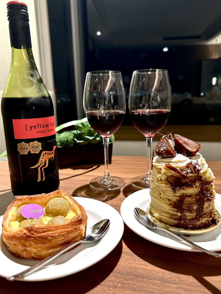 食後の部屋でのひと時