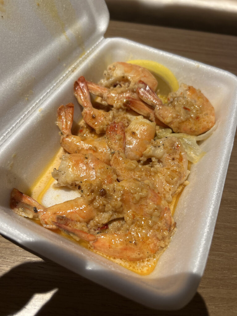 スパイシーガーリックシュリンプ