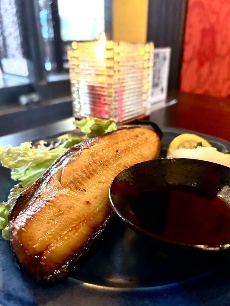 ホッケの塩焼き